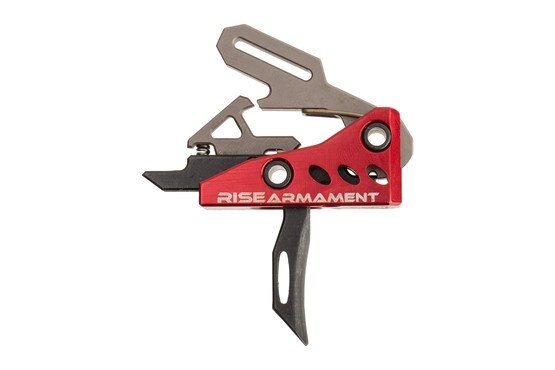 This Rise Armament single stage trigger combines function with comfort for 3gun competition. Includes anti-rotation pins